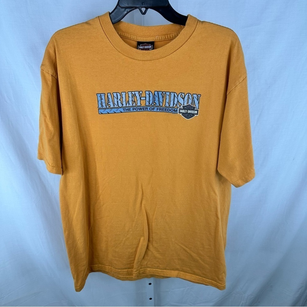 Harley Davidson Men’s Orange Mobile Bay Shirt Size XL